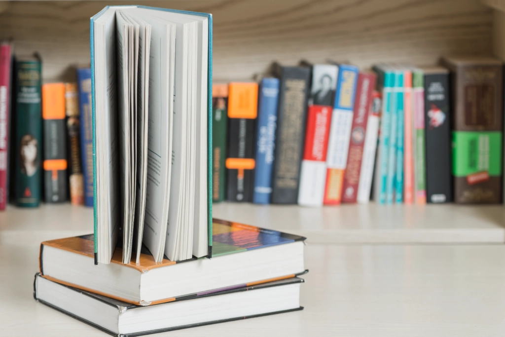book-standing-pile